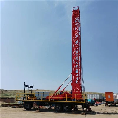 Trailer Mounted Water Well Drilling Rig